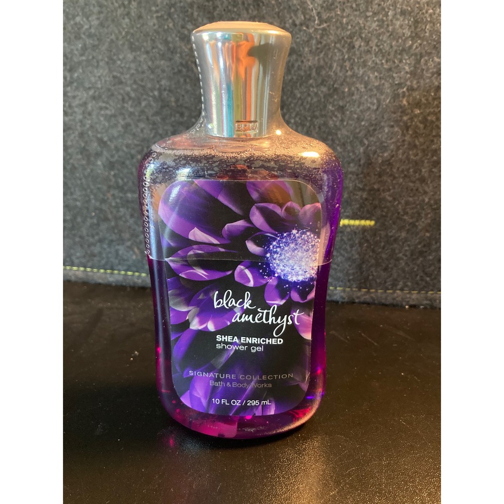 Bath & Body Works Black Amethyst Shea Enriched Shower Gel 10oz Signature New